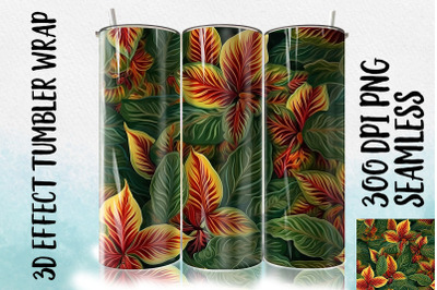 3D Maranta Tumbler Wrap 3