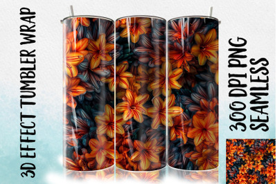 3D Clivia Tumbler Wrap 3