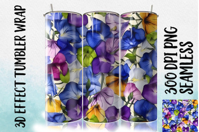 3D Clitoria Tumbler Wrap 3