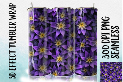 3D Bellflower Tumbler Wrap 3