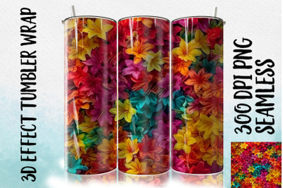 3D Azalea Tumbler Wrap 3