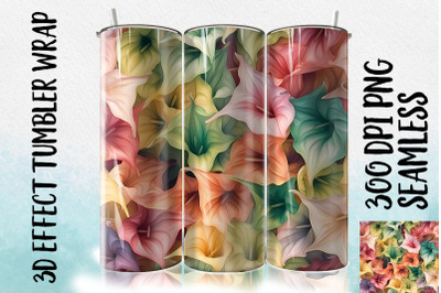 3D Angel&#039;s Trumpet Tumbler Wrap 3