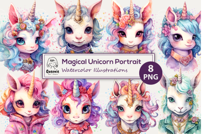 Magical Unicorn Portrait Sublimation
