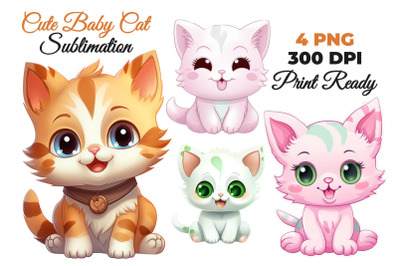 Cute Baby Cat Sublimation