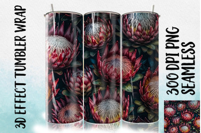 3D Protea Tumbler Wrap