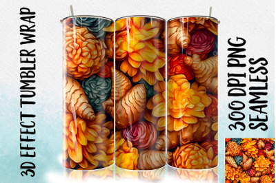 3D Ginger Tumbler Wrap