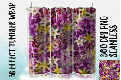 3D Dendrobium Tumbler Wrap