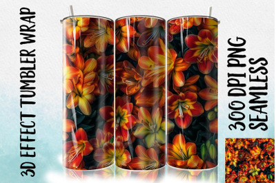 3D Clivia Tumbler Wrap