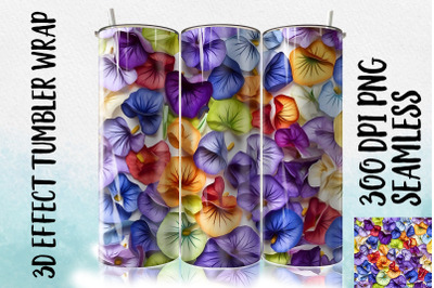 3D Clitoria Tumbler Wrap