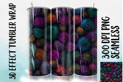 3D Thistle Tumbler Wrap 1