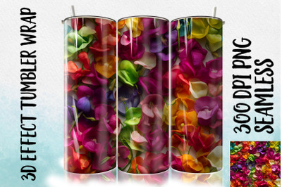 3D Sweet pea Tumbler Wrap 1