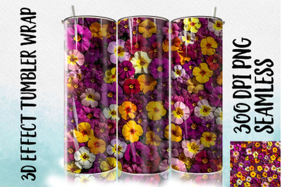 3D Primrose Tumbler Wrap 1