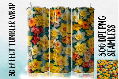 3D Narcissus Tumbler Wrap 1