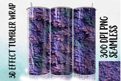 3D Lavender Tumbler Wrap 1