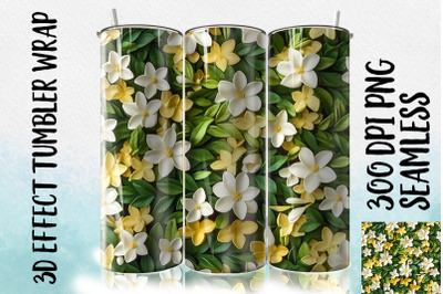 3D Jasmine Tumbler Wrap 1