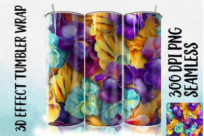 3D Iris Tumbler Wrap 1