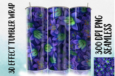 3D Bluebell Tumbler Wrap 1