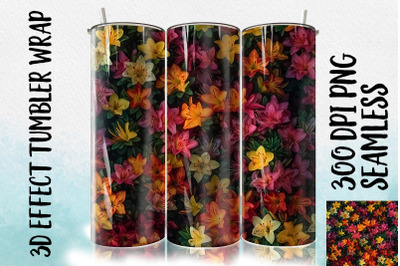 3D Azalea Tumbler Wrap 1