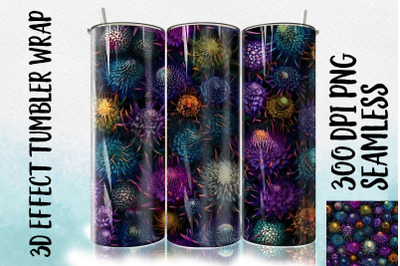 3D Thistle Tumbler Wrap 2