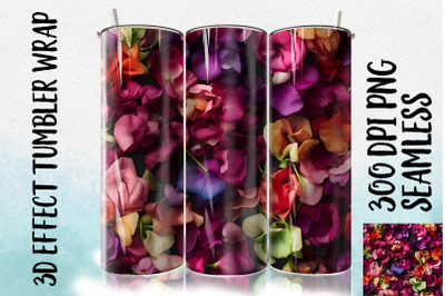 3D Sweet pea Tumbler Wrap 2