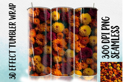 3D Marigold Tumbler Wrap 2