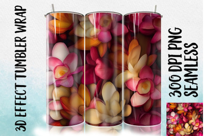 3D Magnolia Tumbler Wrap 2