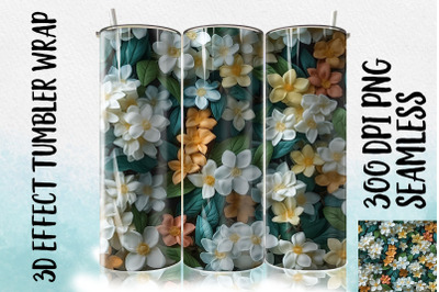 3D Jasmine Tumbler Wrap 2