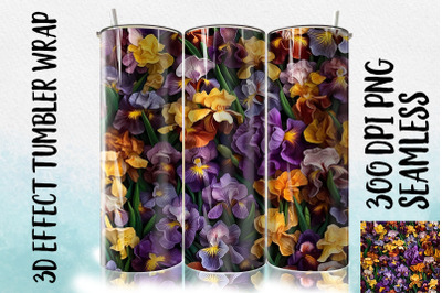 3D Iris Tumbler Wrap 2