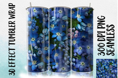 3D Bluebell Tumbler Wrap 2