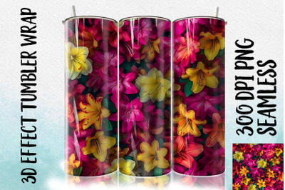 3D Azalea Tumbler Wrap 2