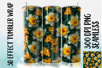 3D Narcissus Tumbler Wrap 3