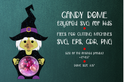Halloween Witch | Candy Dome Template