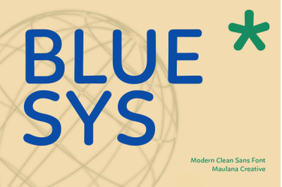 Bluesys Modern Clean Sans Font
