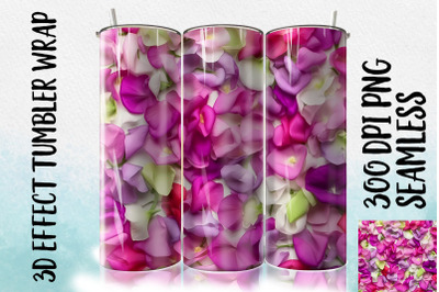 3D Sweet Pea Tumbler Wrap 2