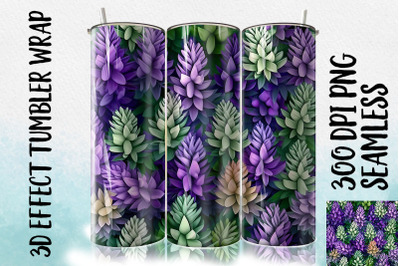 3D Lupine Tumbler Wrap 2