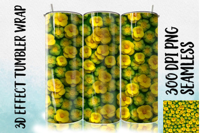 3D Buttercup Tumbler Wrap 2