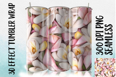 3D Magnolia Tumbler Wrap 2