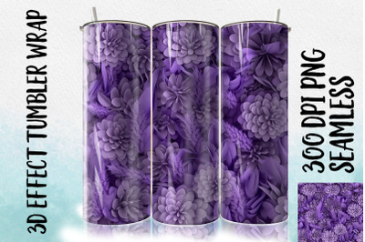 3D Lavender Tumbler Wrap 2