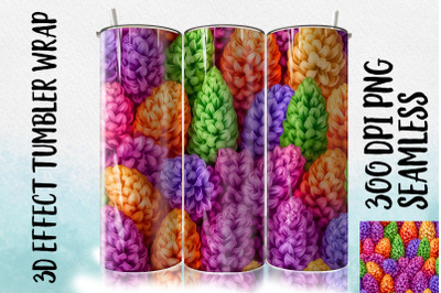 3D Hyacinth Tumbler Wrap 3