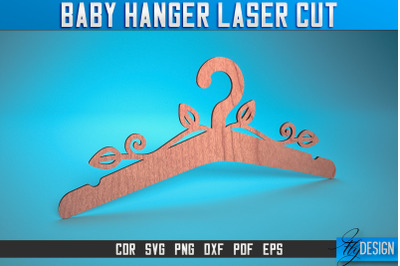 Baby Hanger Laser Cut SVG | Baby Design Laser Cut SVG Design | CNC Fil