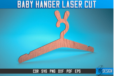 Baby Hanger Laser Cut SVG | Baby Design Laser Cut SVG Design | CNC Fil