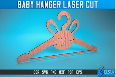 Baby Hanger Laser Cut SVG | Baby Design Laser Cut SVG Design | CNC Fil