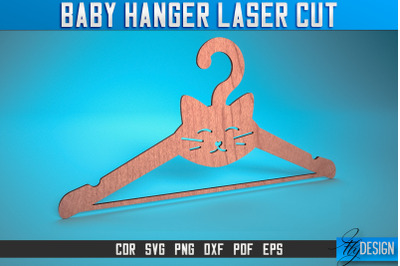 Baby Hanger Laser Cut SVG | Baby Design Laser Cut SVG Design | CNC Fil