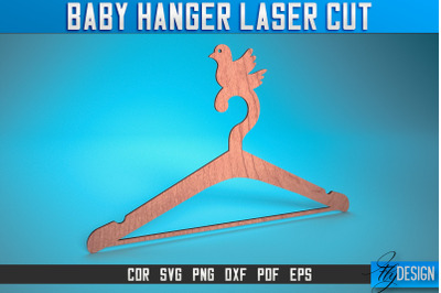 Baby Hanger Laser Cut SVG | Baby Design Laser Cut SVG Design | CNC Fil