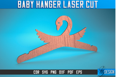 Baby Hanger Laser Cut SVG | Baby Design Laser Cut SVG Design | CNC Fil