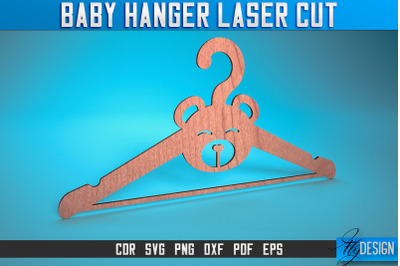 Baby Hanger Laser Cut SVG | Baby Design Laser Cut SVG Design | CNC Fil