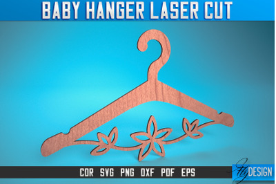 Baby Hanger Laser Cut SVG | Baby Design Laser Cut SVG Design | CNC Fil