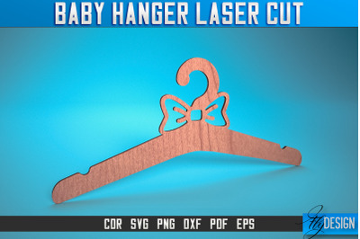 Baby Hanger Laser Cut SVG | Baby Design Laser Cut SVG Design | CNC Fil