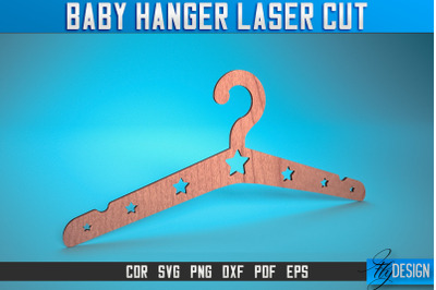 Baby Hanger Laser Cut SVG | Baby Design Laser Cut SVG Design | CNC Fil