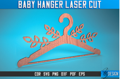 Baby Hanger Laser Cut SVG | Baby Design Laser Cut SVG Design | CNC Fil